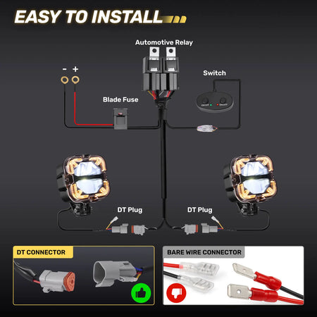 plug and play led pod light