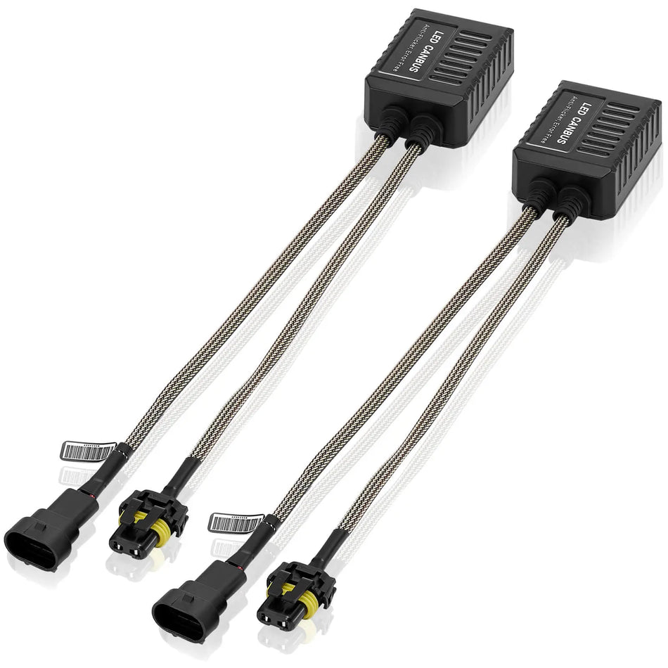 C20 9005/9006 Light Canbus Error Free Anti Flickering Resistor Decoder, High Power Enhanced light Decoder Canbus Drivers 2 Pcs | Hawkglow