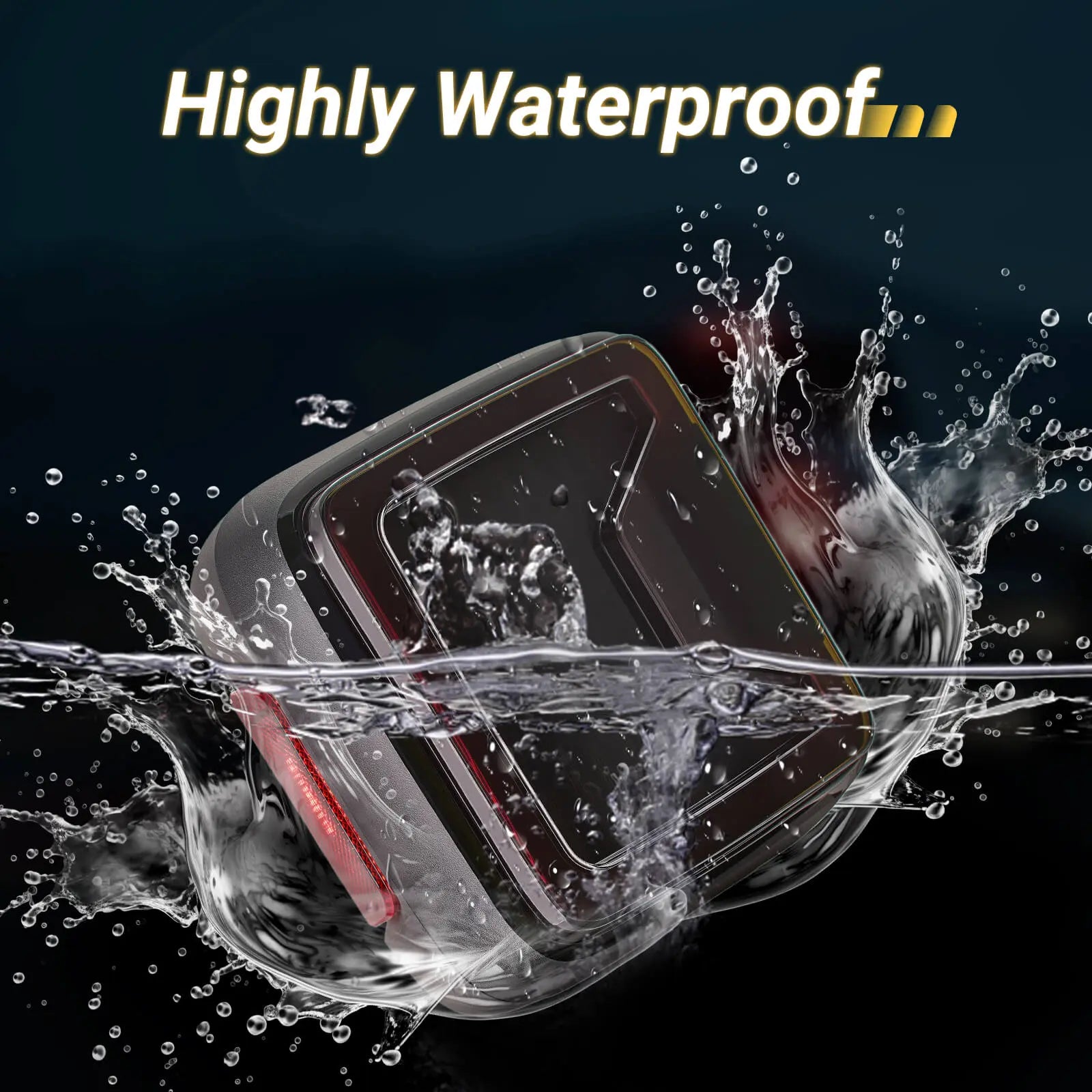 Waterproof smoked LED tail lights for Jeep Wrangler JL