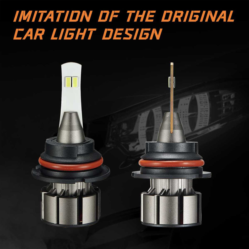 9004 HB1 LED Headlight Bulbs 18W 6000LM 6000K | 2 Bulbs Flashark
