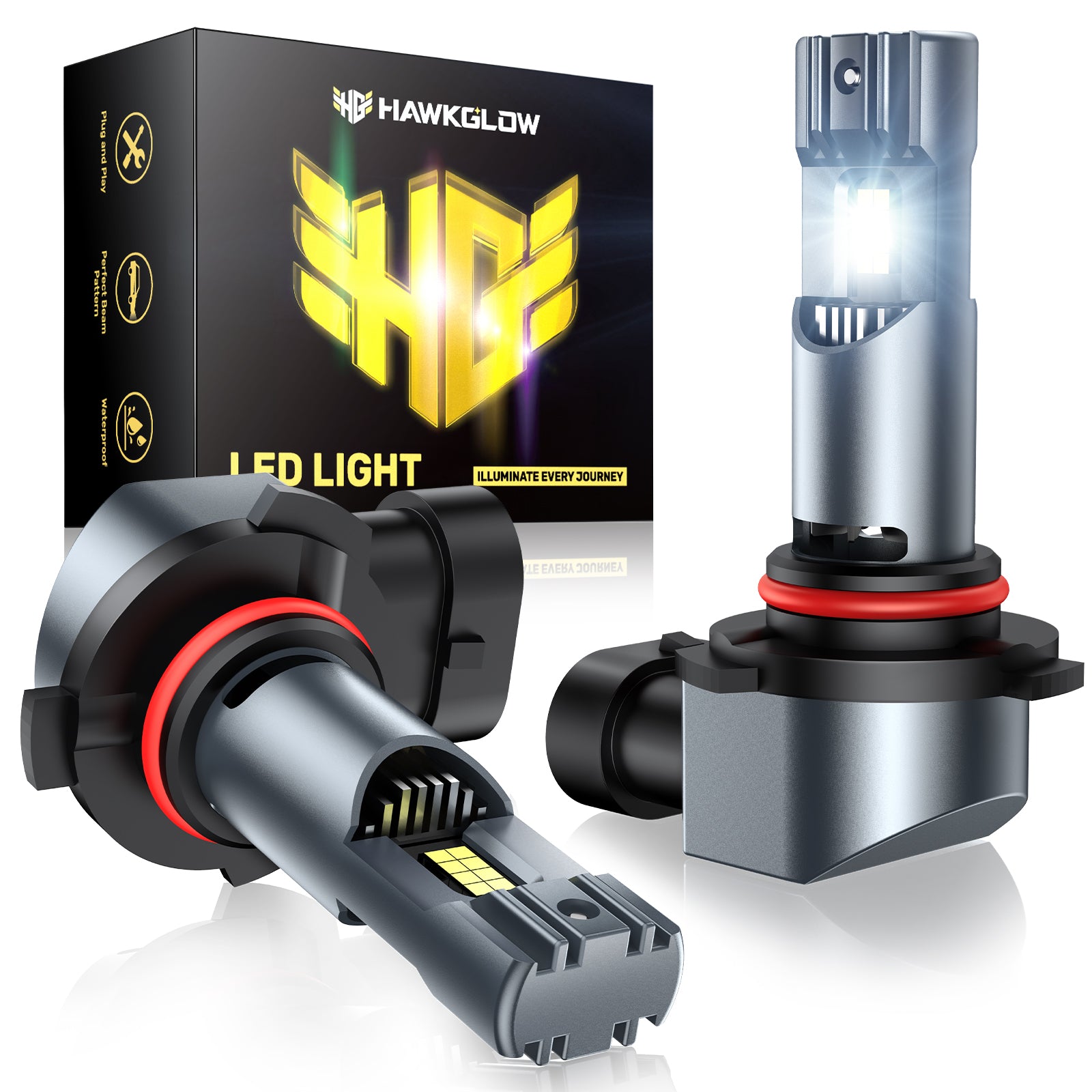 9006 led headlights - Hawkglow C7F Series