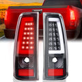 For 2003-2006 Chevy Silverado Smoked LED Tail Lights Assembly Pair