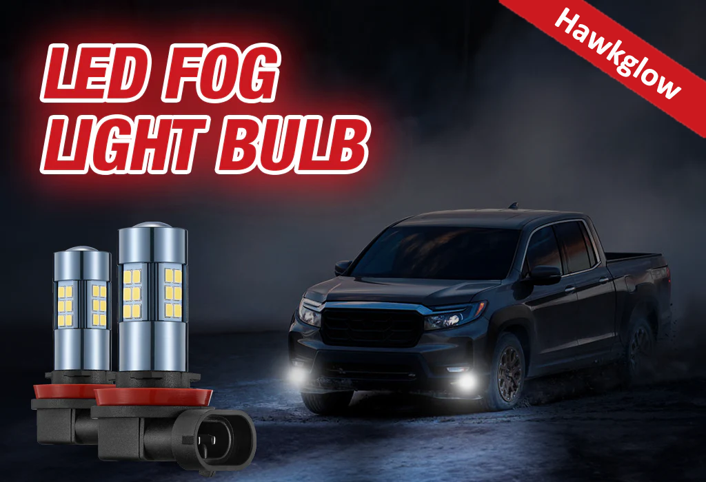 Easy-installed LED Fog Light Bulbs 24W 4000LM 6000K White 2Pcs  | Best Fog lights Series