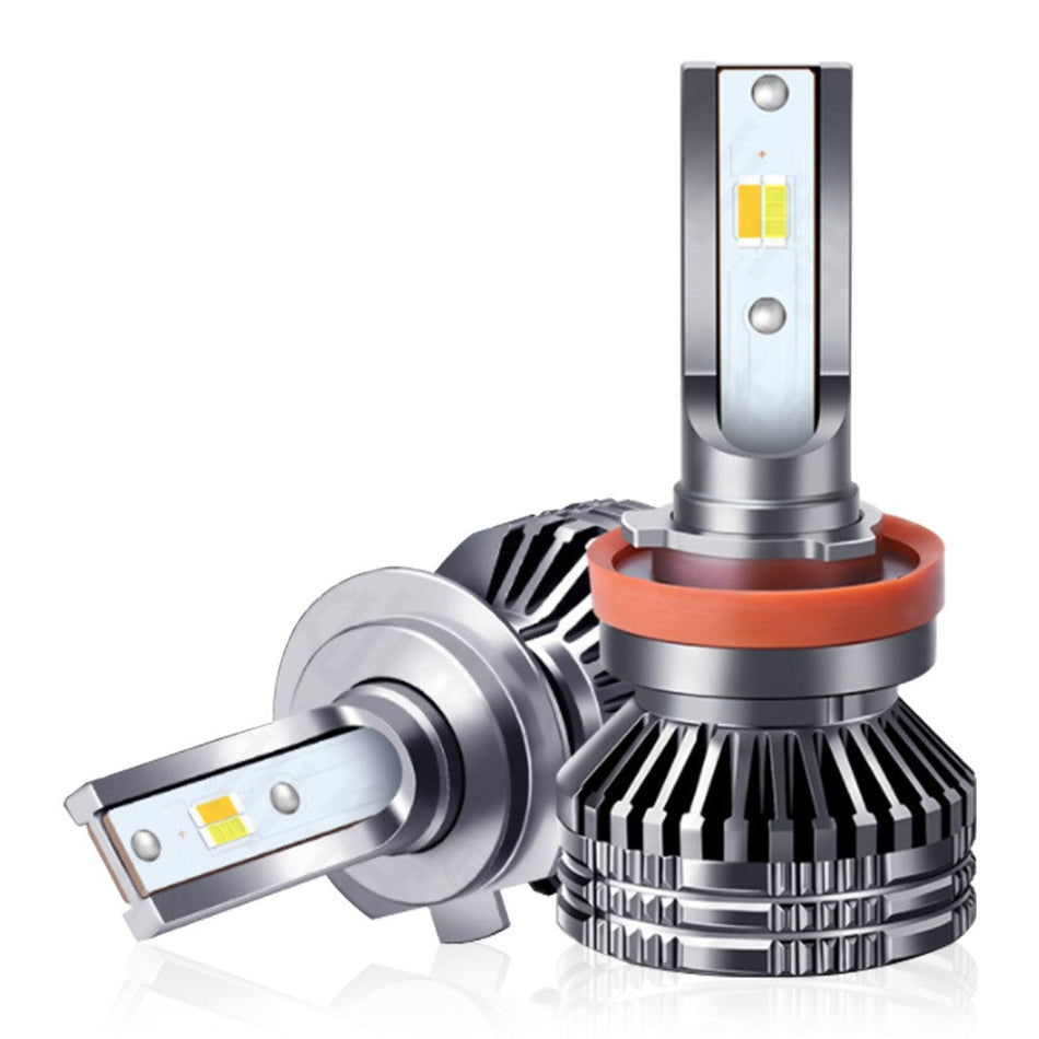 FLASHARK 9005/HB3 9006 H4 H7 H11 H13 LED Headlight Bulbs , 60W£¬6000K  White, 6400 LM Per Set, Super Bright and Penetration,Plug and Play, Halogen Replacement DRL Bulbs 2Pack Flashark