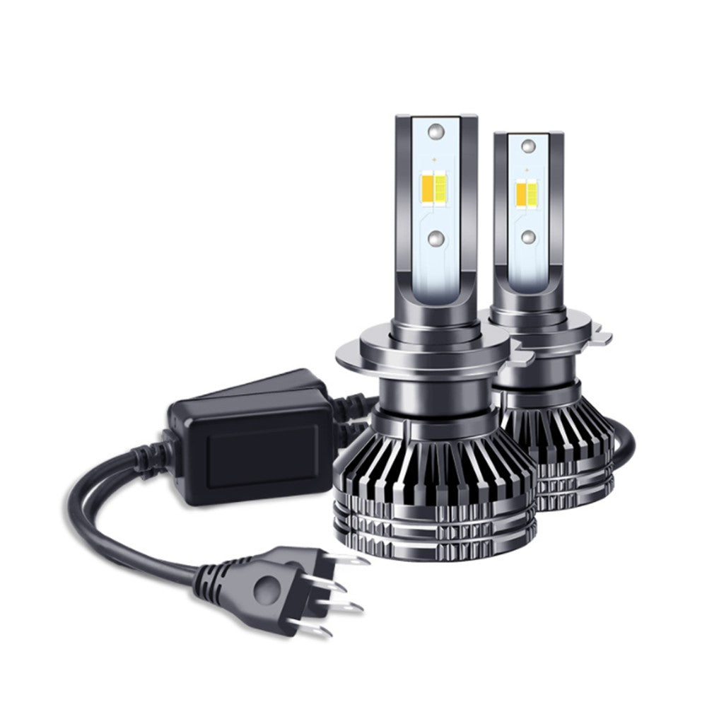 FLASHARK 9005/HB3 9006 H4 H7 H11 H13 LED Headlight Bulbs , 60W£¬6000K  White, 6400 LM Per Set, Super Bright and Penetration,Plug and Play, Halogen Replacement DRL Bulbs 2Pack Flashark