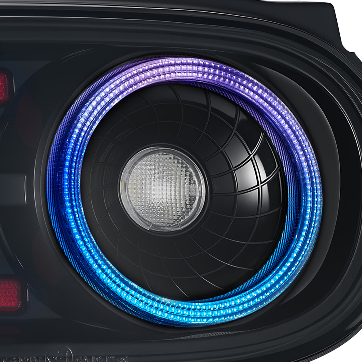 For 1990-1997 Mazda MX-5 NA Smoked RGB LED Tail Lights Assembly Pair
