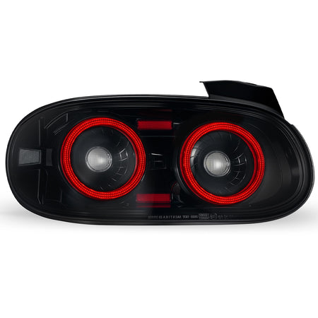 For 1998-2005 Mazda MX-5 NB Smoked LED Tail Lights Assembly Pair
