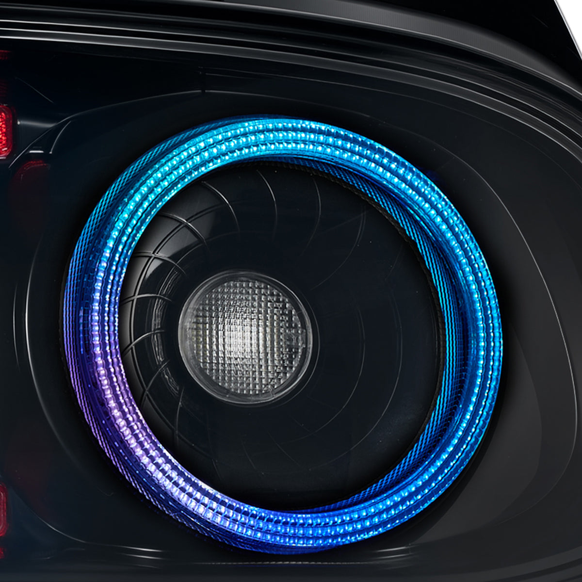 For 1998-2005 Mazda MX-5 NB Smoked RGB LED Tail Lights Assembly Pair