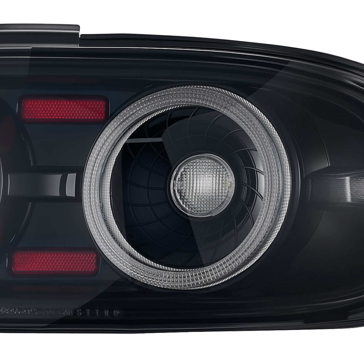 For 1998-2005 Mazda MX-5 NB Smoked RGB LED Tail Lights Assembly Pair