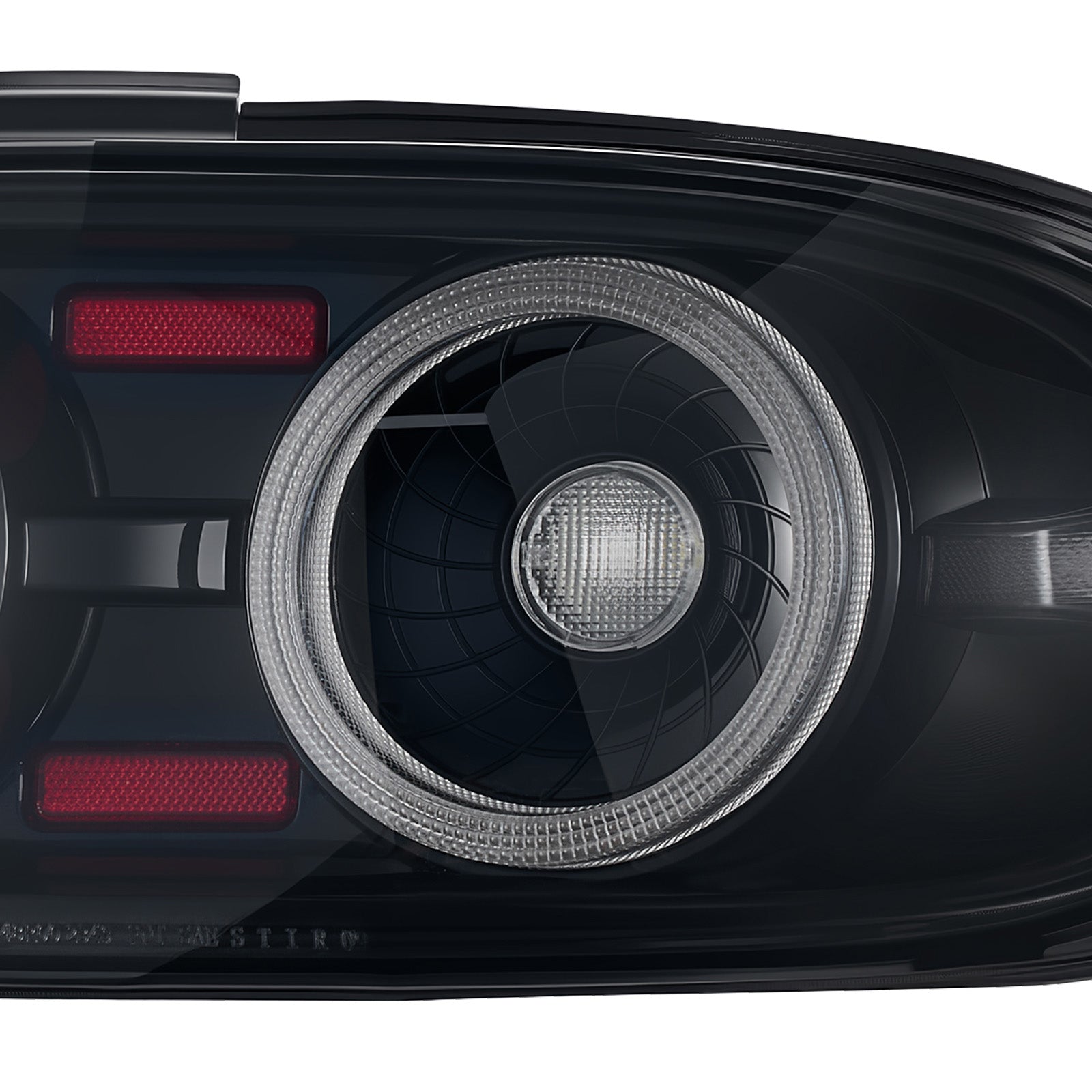 For 1998-2005 Mazda MX-5 NB Smoked RGB LED Tail Lights Assembly Pair
