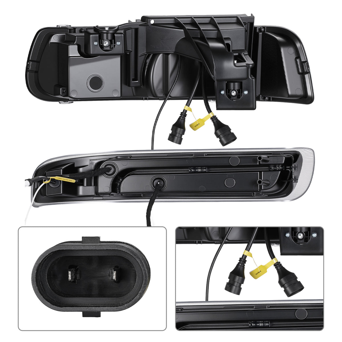 For 1999-2002 Chevy Silverado 1500/2500 LED Headlights Assembly Pair