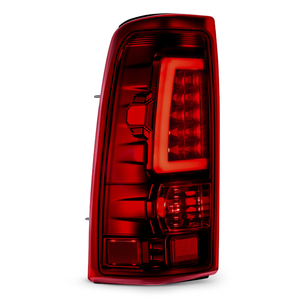 For 1999-2006 Chevy Silverado Red Lens LED Tail Light Assembly Pair