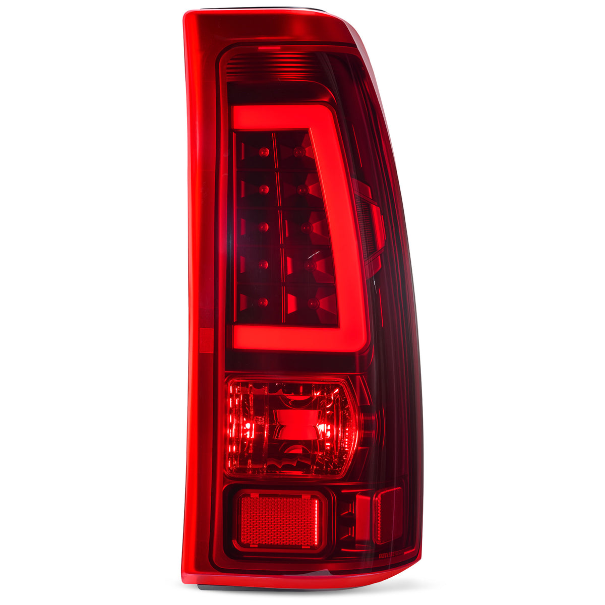 For 1999-2006 Chevy Silverado Red Lens LED Tail Light Assembly Pair