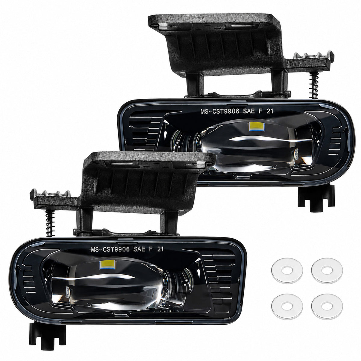 For 1999-2006 Chevy Silverado/Tahoe/Suburban LED Fog Lights Assembly Pair