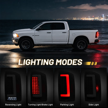 For 2002-2006 Dodge Ram 1500/2500/3500 LED Tail Light Assembly Pair