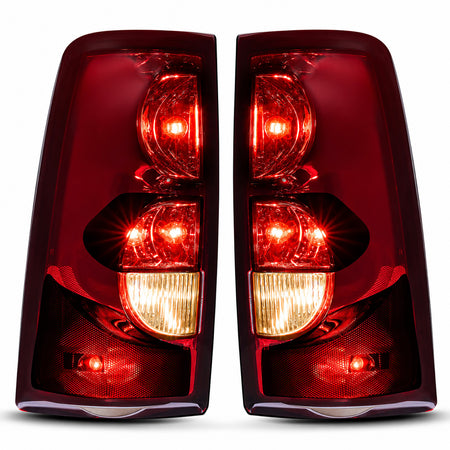 For 2003-2006 Chevy Silverado 1500/2500/3500 Tail Light Assembly Pair