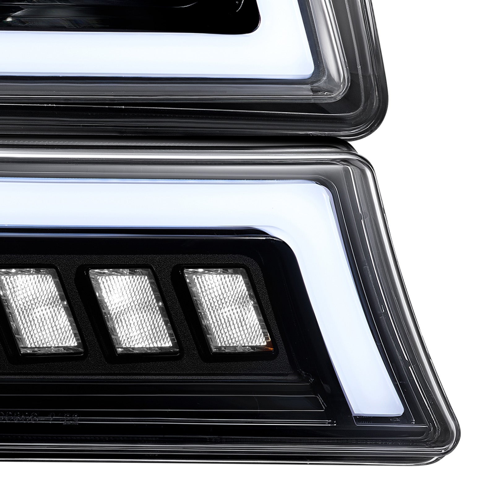 For 2003-2006 Chevy Silverado/Avalanche LED Headlights Assembly Pair