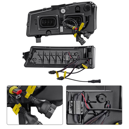 For 2003-2006 Chevy Silverado/Avalanche LED Headlights Assembly Pair