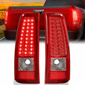 For 2003-2006 Chevy Silverado LED Tail Lights Assembly Pair