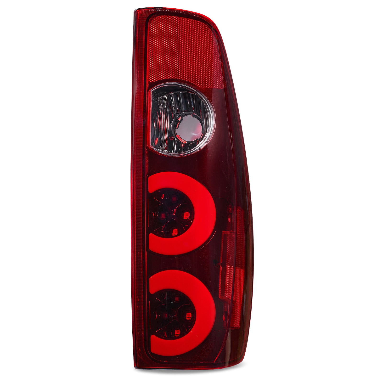 For 2004-2012 Chevy Colorado Red Lens LED Tail Light Assembly Pair