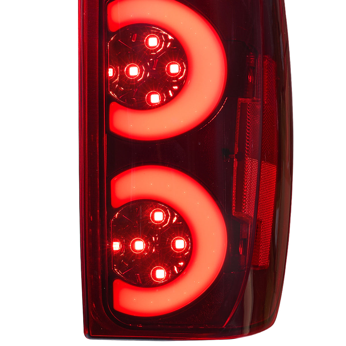 For 2004-2012 Chevy Colorado Red Lens LED Tail Light Assembly Pair
