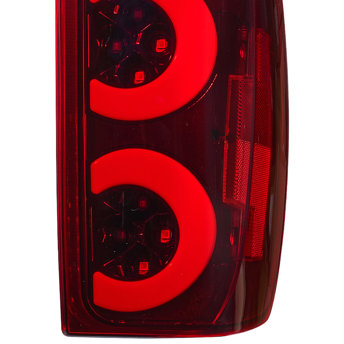 For 2004-2012 Chevy Colorado Red Lens LED Tail Light Assembly Pair