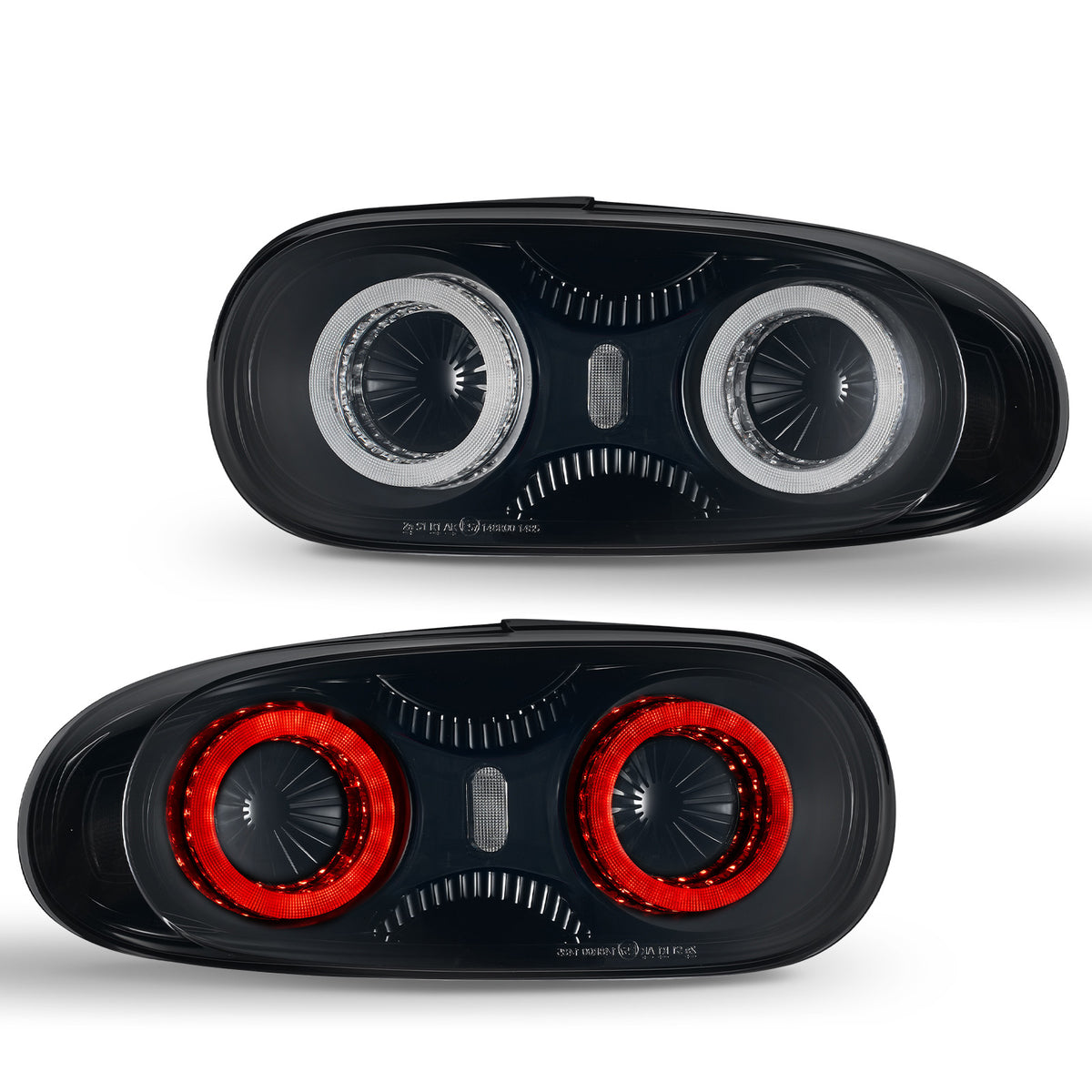 For 2005-2015 Mazda MX-5 NC Smoked LED Tail Lights Assembly Pair
