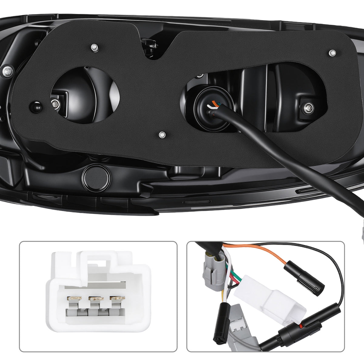 For 2005-2015 Mazda MX-5 NC Smoked LED Tail Lights Assembly Pair