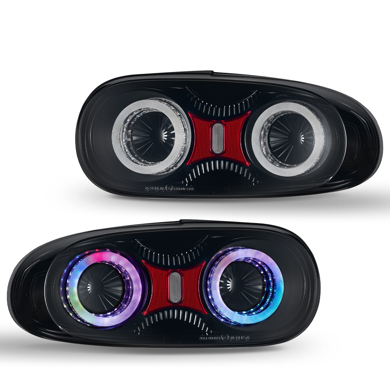 For 2005-2015 Mazda MX-5 NC Smoked RGB LED Tail Lights Assembly Pair