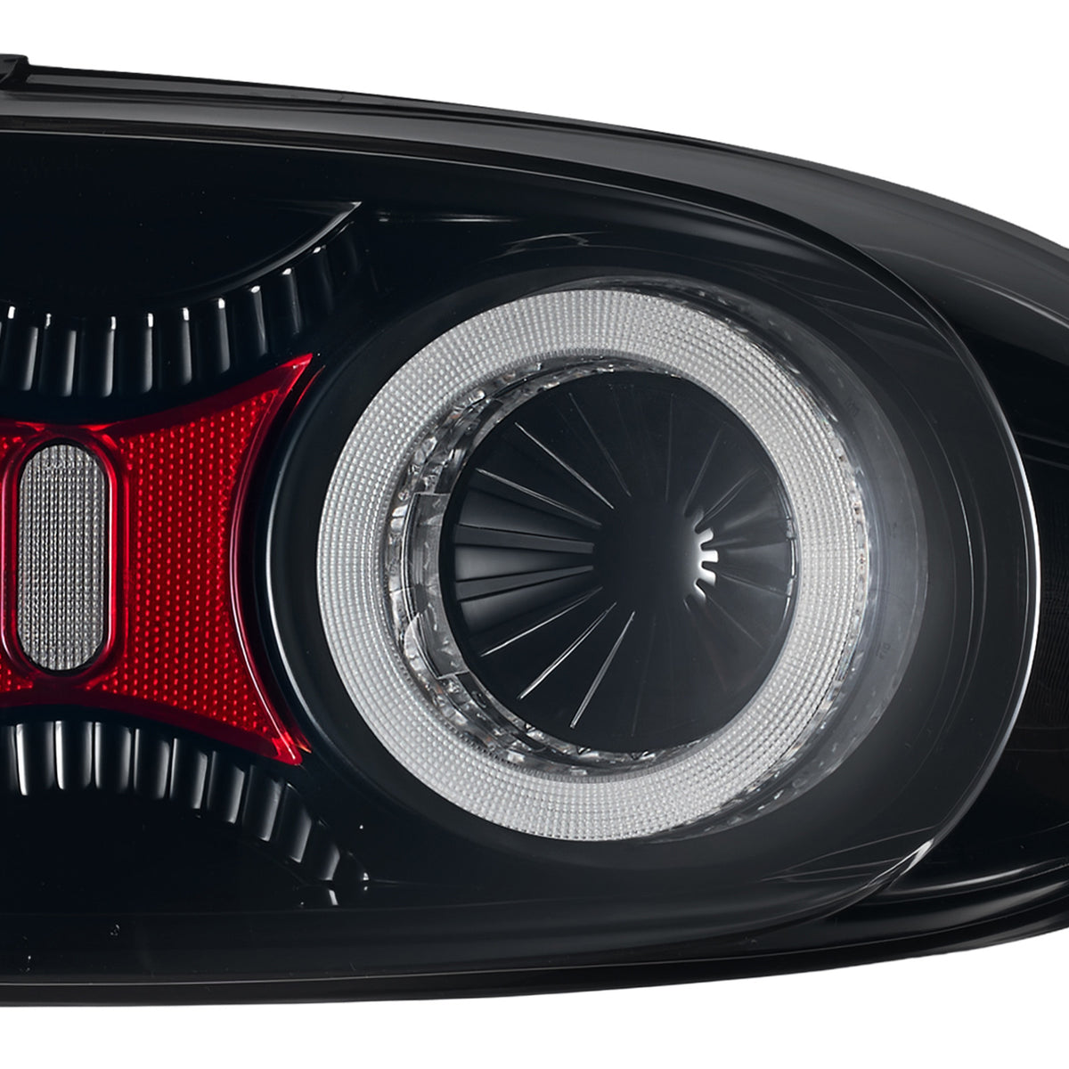 For 2005-2015 Mazda MX-5 NC Smoked RGB LED Tail Lights Assembly Pair