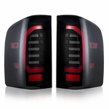 For 2007-2013 Chevy Silverado Smoked LED Tail Lights Assembly Pair