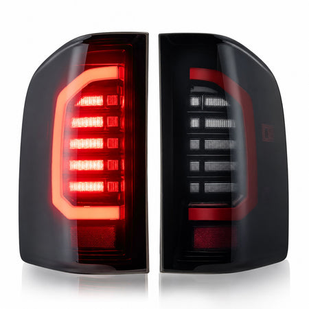 For 2007-2013 Chevy Silverado Smoked LED Tail Lights Assembly Pair