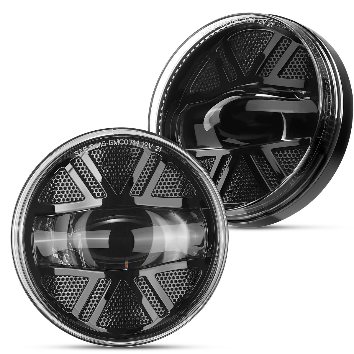 For 2007-2013 GMC Sierra 1500/2500HD/3500HD LED Fog Lights Assembly Pair