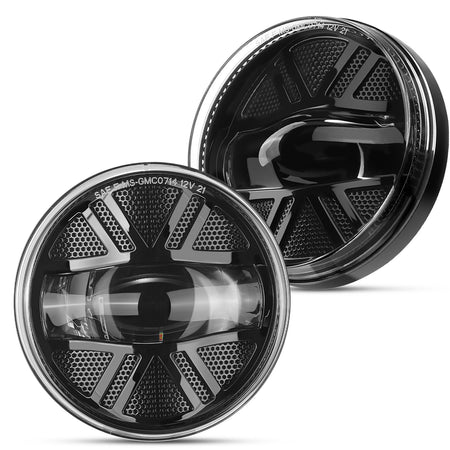 For 2007-2013 GMC Sierra 1500/2500HD/3500HD LED Fog Lights Assembly Pair