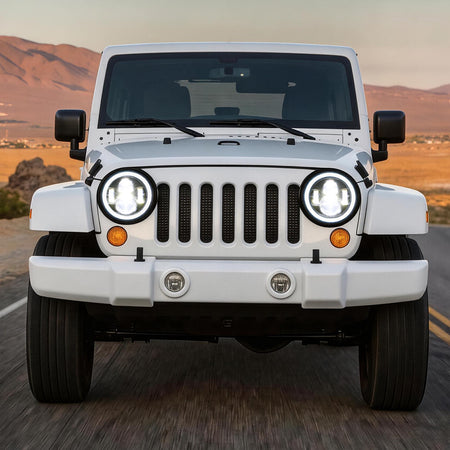 For-2007-2014-Jeep-Wrangler-7-Inch-RGB-Chasing-Halo-Headlights-Assembly-Pair