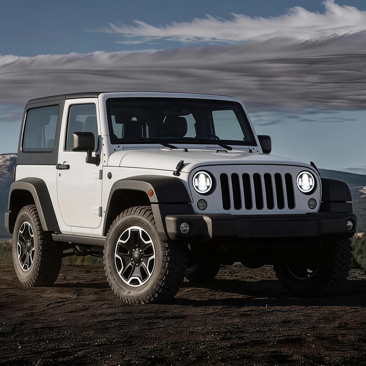 For-2007-2014-Jeep-Wrangler-7-Inch-RGB-Chasing-Halo-Headlights-Assembly-Pair