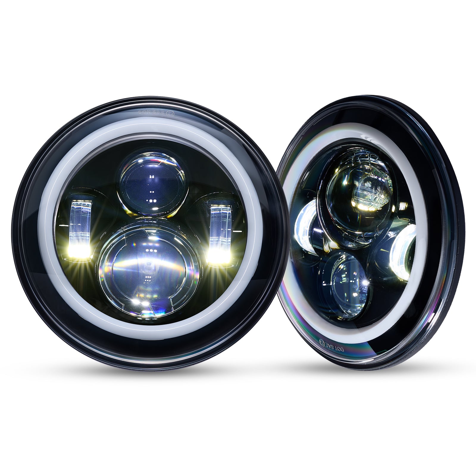 For-2007-2014-Jeep-Wrangler-7-Inch-RGB-Halo-Headlights-Assembly-Pair