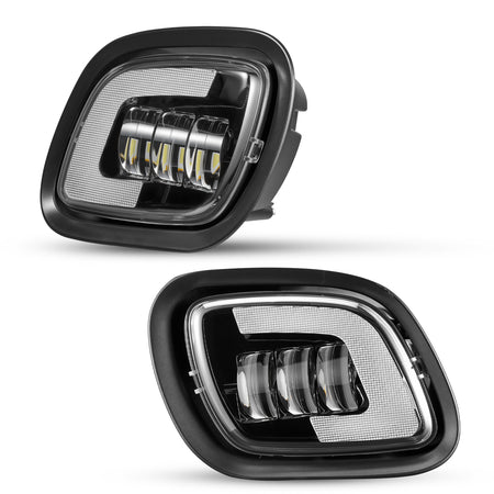 For 2008-2017 Freightliner Cascadia LED Fog Lights Assembly Pair