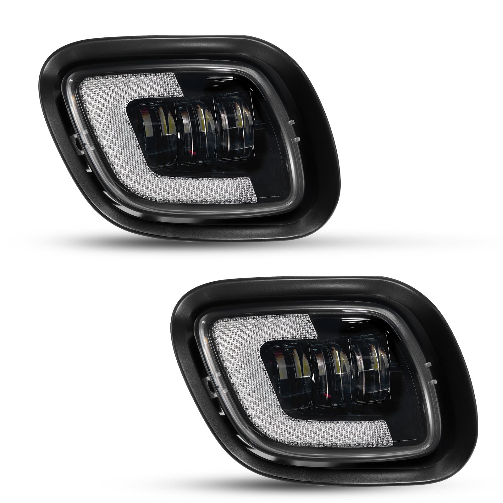 For 2008-2017 Freightliner Cascadia Truck LED Fog Lights Assembly Pair