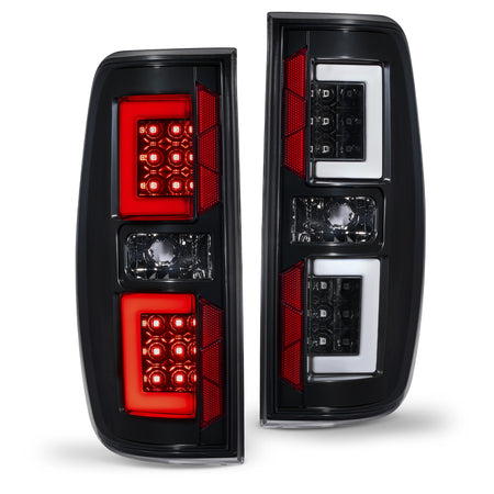For 2009-2014 Ford F150 Clear Housing LED Tail Light Assembly Pair