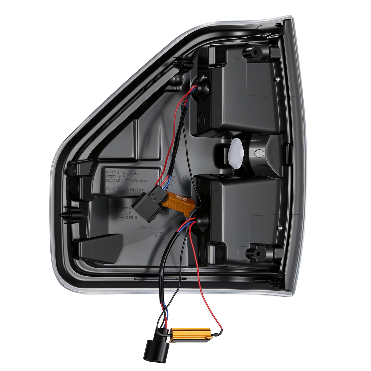 For 2009-2014 Ford F150 Clear Housing LED Tail Light Assembly Pair