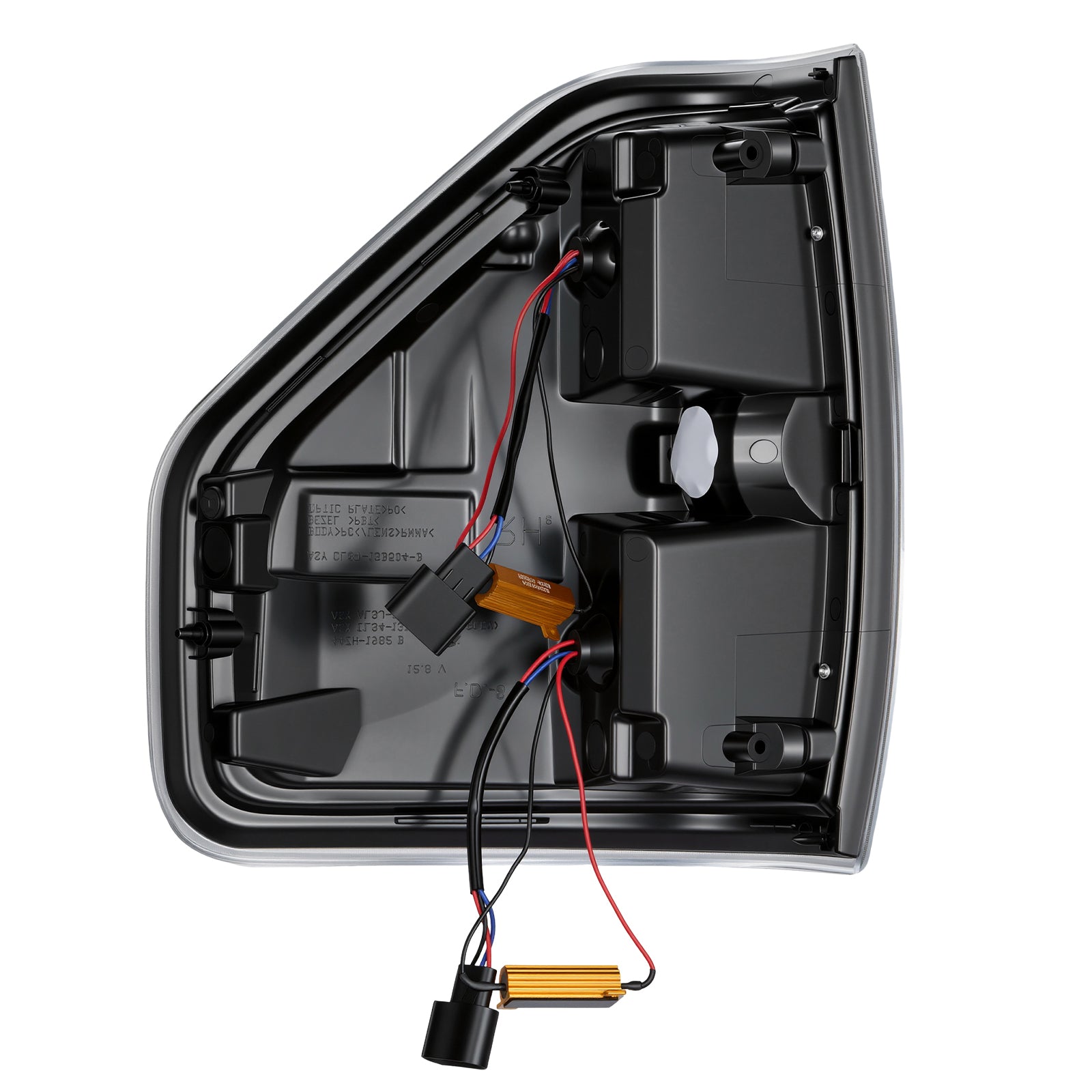 For 2009-2014 Ford F150 Clear Housing LED Tail Light Assembly Pair