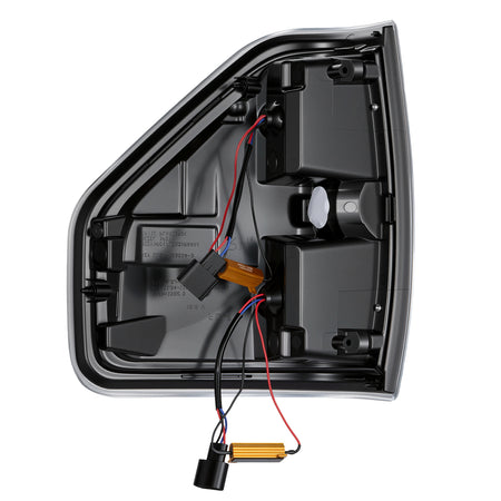 For 2009-2014 Ford F150 Clear Housing LED Tail Light Assembly Pair