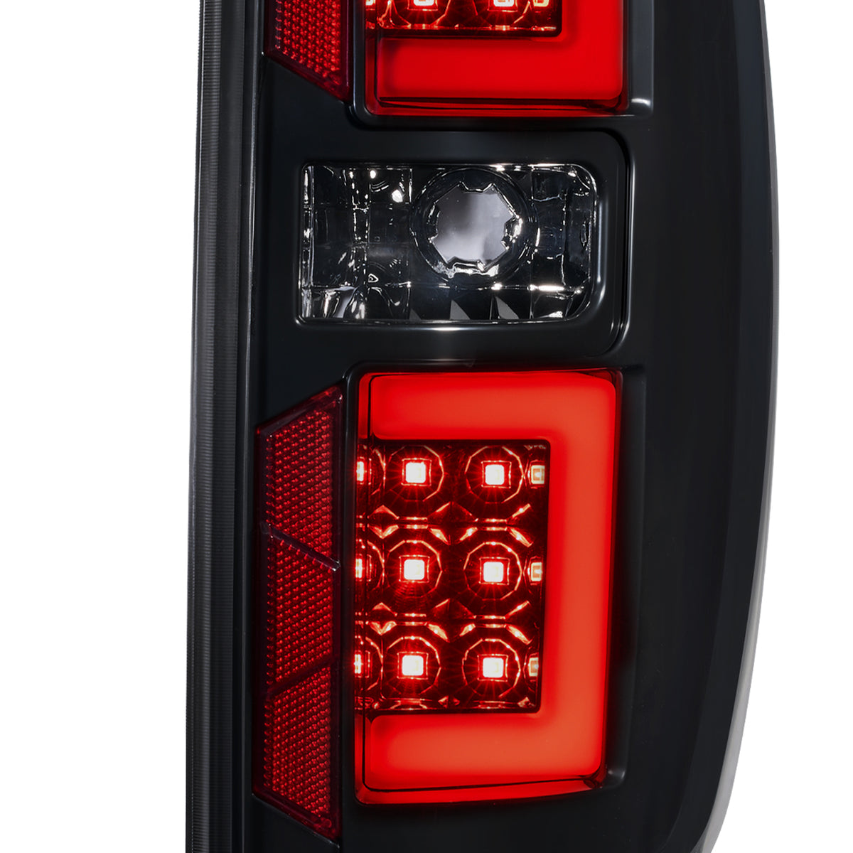 For 2009-2014 Ford F150 Clear Housing LED Tail Light Assembly Pair