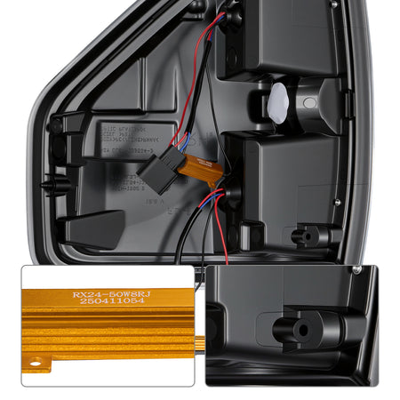 For 2009-2014 Ford F150 Clear Housing LED Tail Light Assembly Pair
