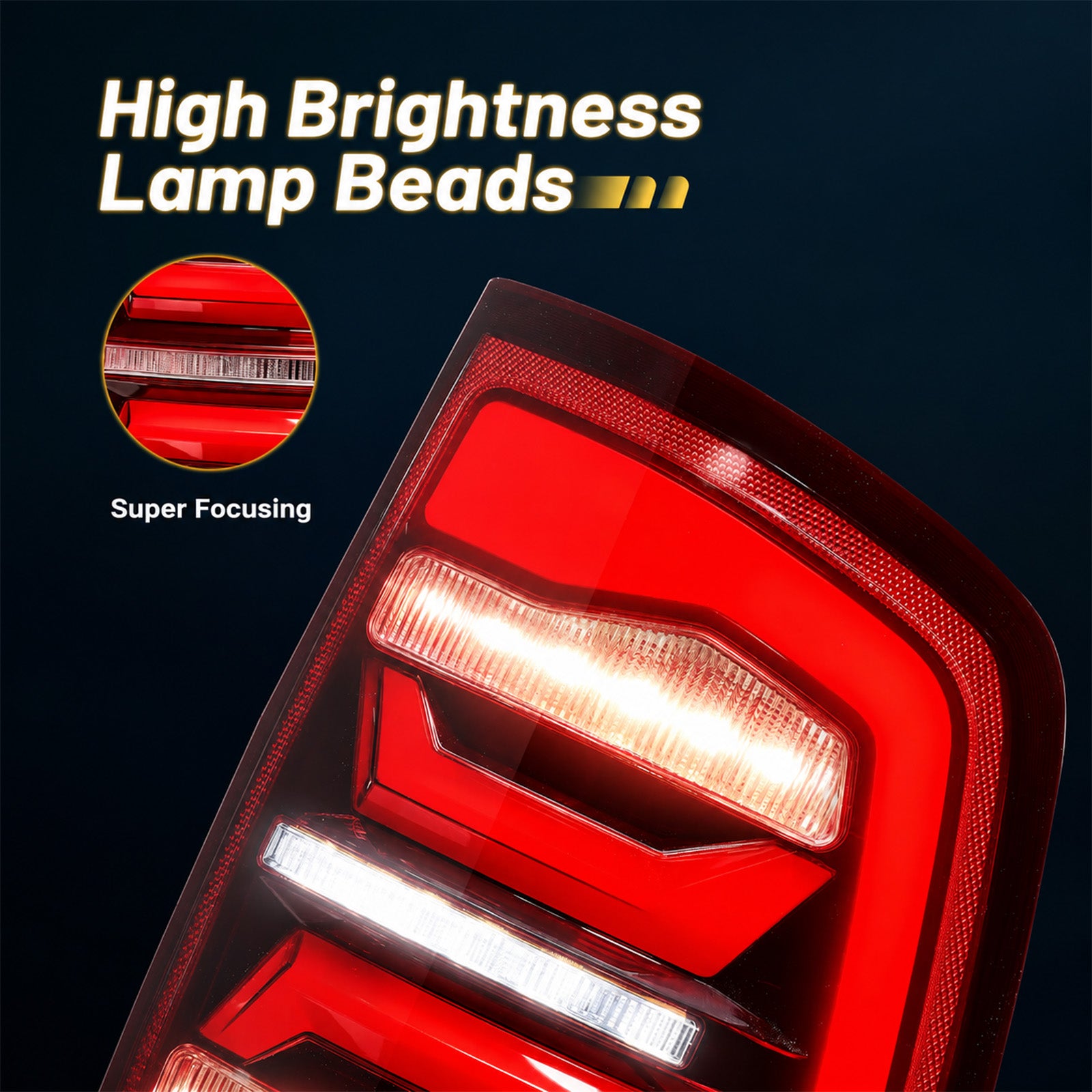 For 2009-2018 Dodge Ram 1500/2500/3500 LED Tail Lights Assembly Pair