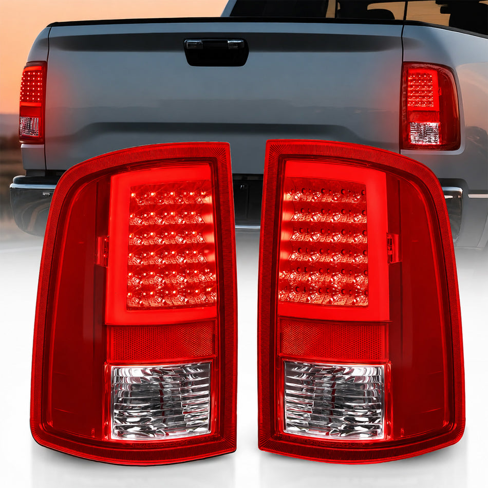 For 2009-2018 Dodge Ram 1500/2500/3500 LED Tail Lights Assembly Pair