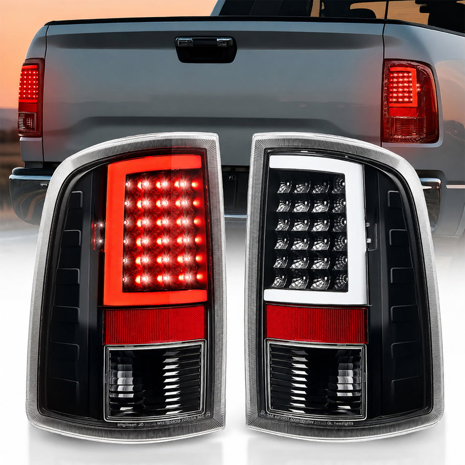 For 2009-2018 Dodge Ram 1500/2500/3500 LED Tail Lights Assembly Pair