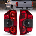 For 2014-2022 Toyota Tundra Red LED Tail Light Assembly Pair