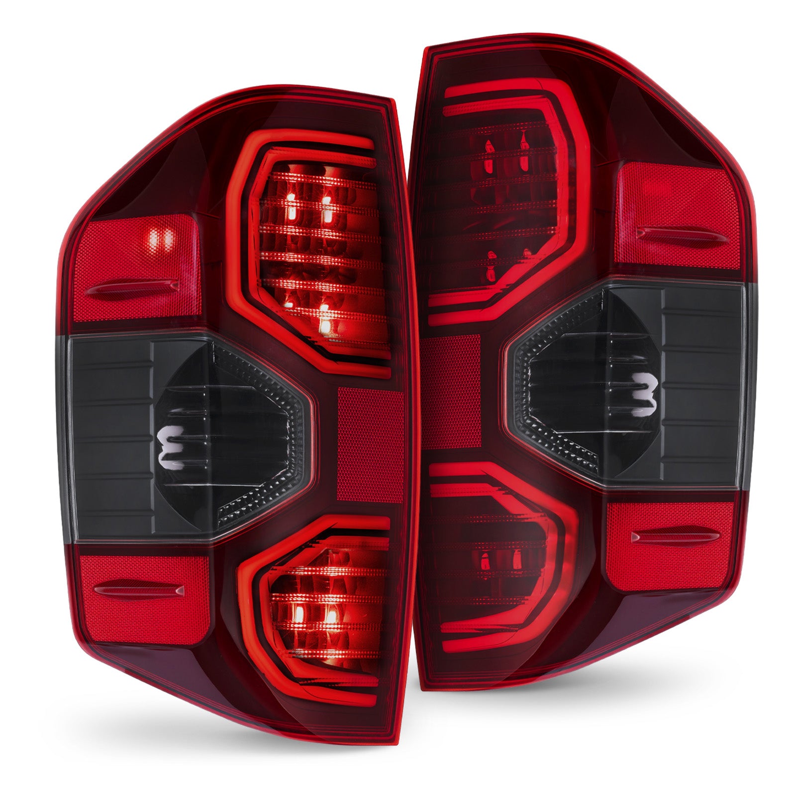For 2014-2022 Toyota Tundra Red LED Tail Light Assembly Pair